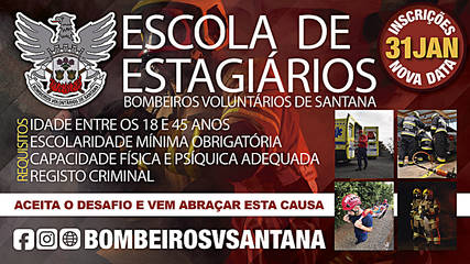 Queres ser Bombeiro Voluntário? - Nova data