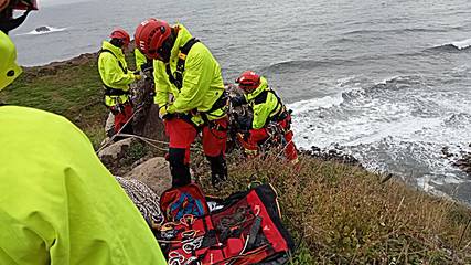 Treino Operacional da Equipa de Salvamento em Grande Ângulo